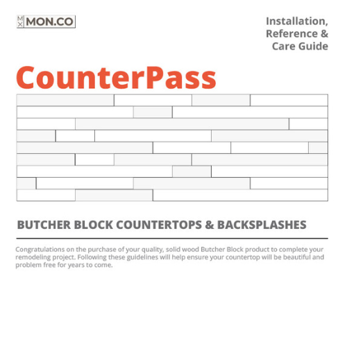 Butcher Block Counter Install Guide