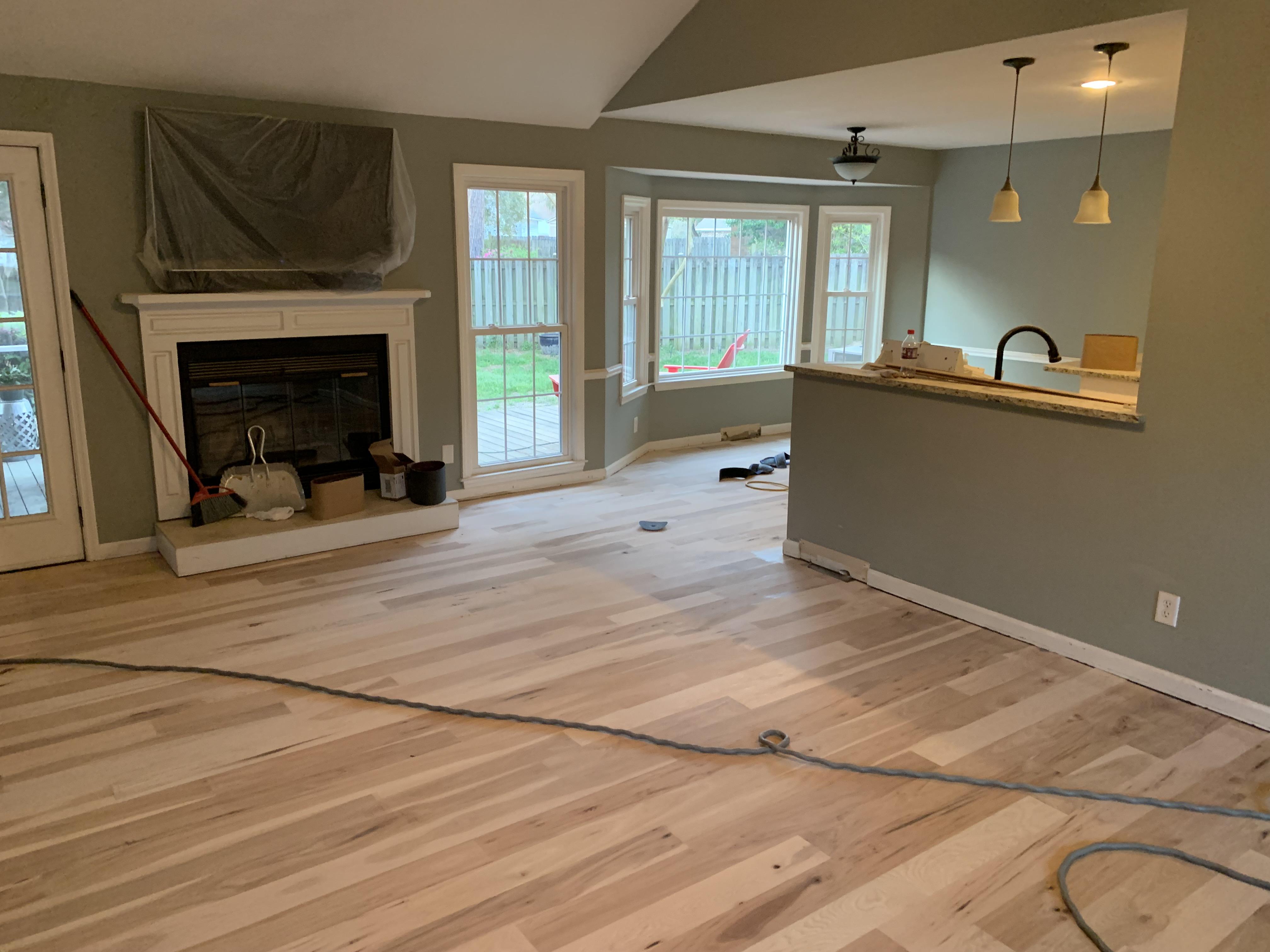 Solid Hickory Hardwood